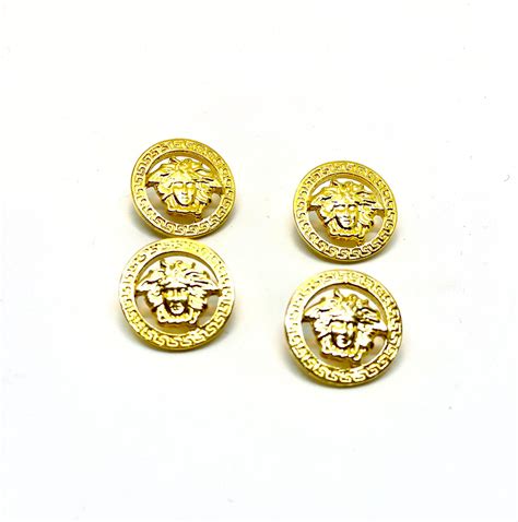 versace medusa buttons|versace medusa logo replacement.